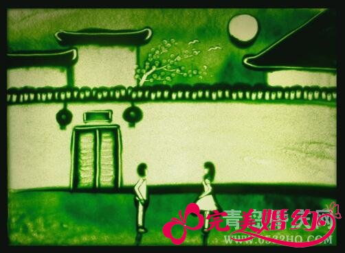 婚礼沙画表演