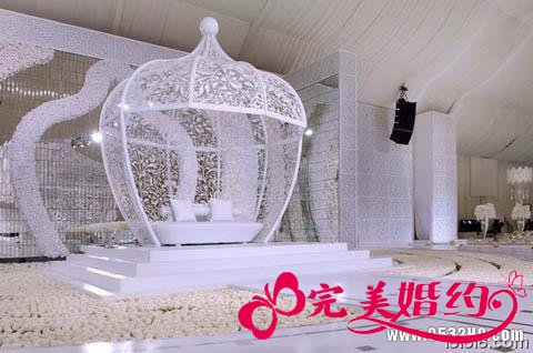 浪漫婚礼布置之仪式亭