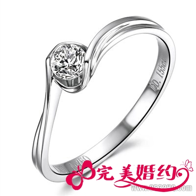 单粒美钻 婉约优雅新娘最佳选择
